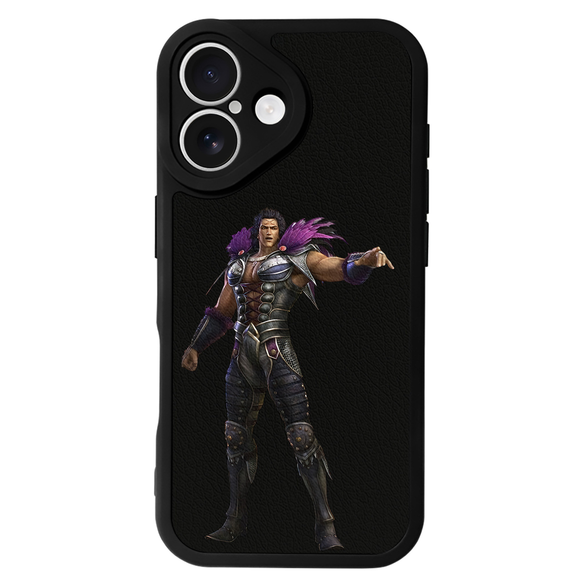 （画像用） 北斗の拳 Fist of the North Star 【iPhone 16シリーズ対応】シリコンスマホケース（レザー調） 材質：シリコン